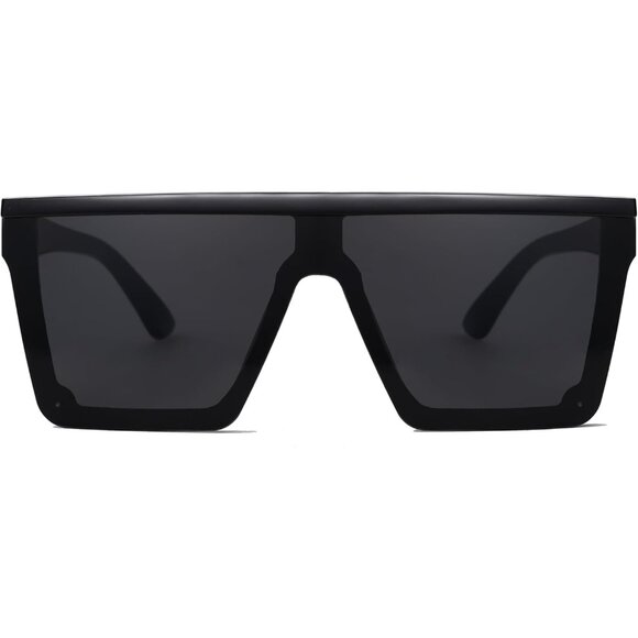ELEGANT Unisex Square Sunglasses with Durable Frame - Hiking & Driving Essential - Picture 3 of 5